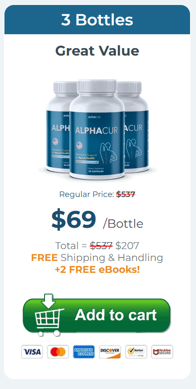 AlphaCur 90-Day Supply 3-Bottle Pack – Order Now for sustained nerve relief, linking to official vendor site